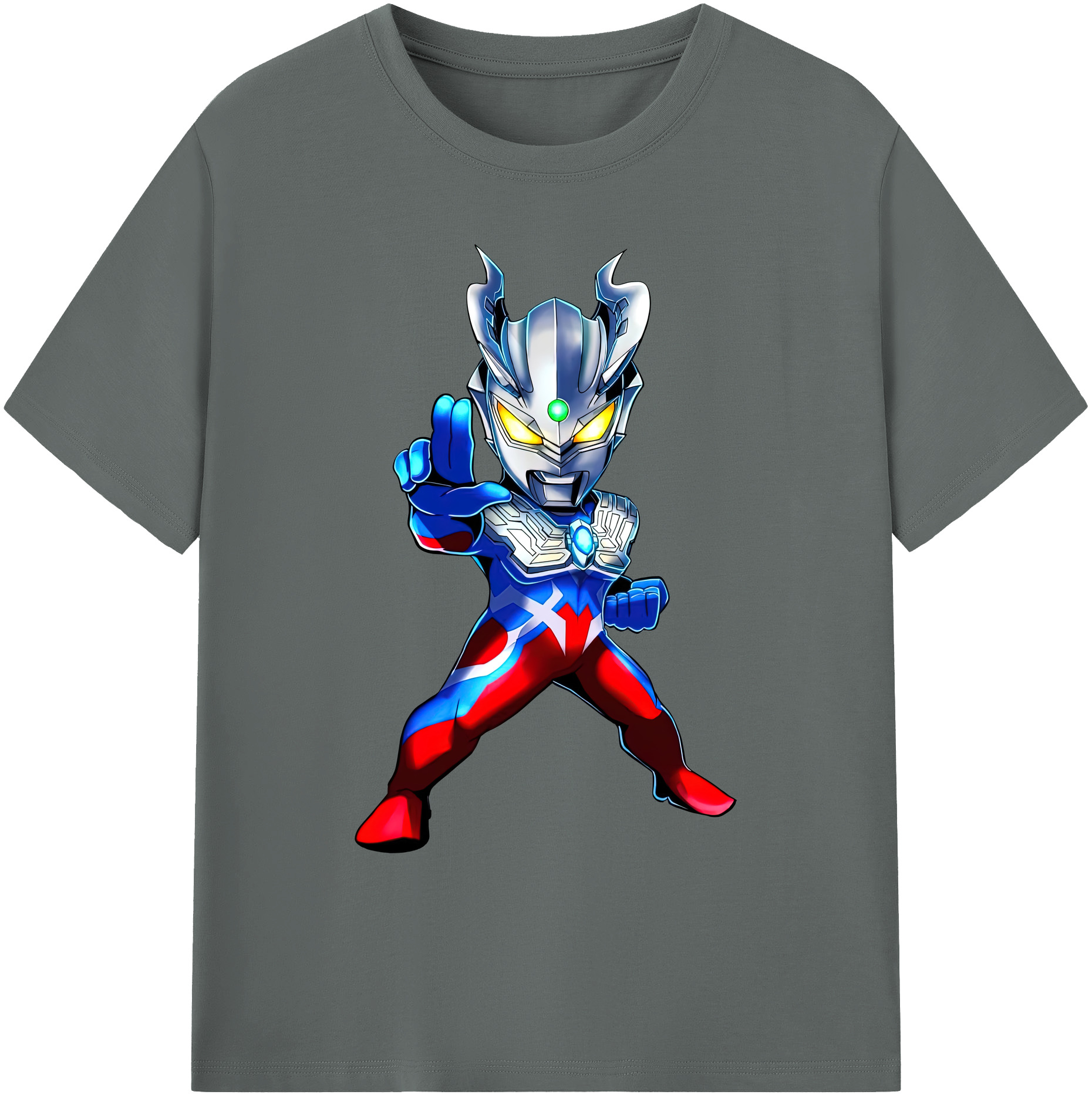 （画像用） ウルトラマン Ultraman 綿100％ メンズ半袖Tシャツ｜肌触りやわらか＆通気性